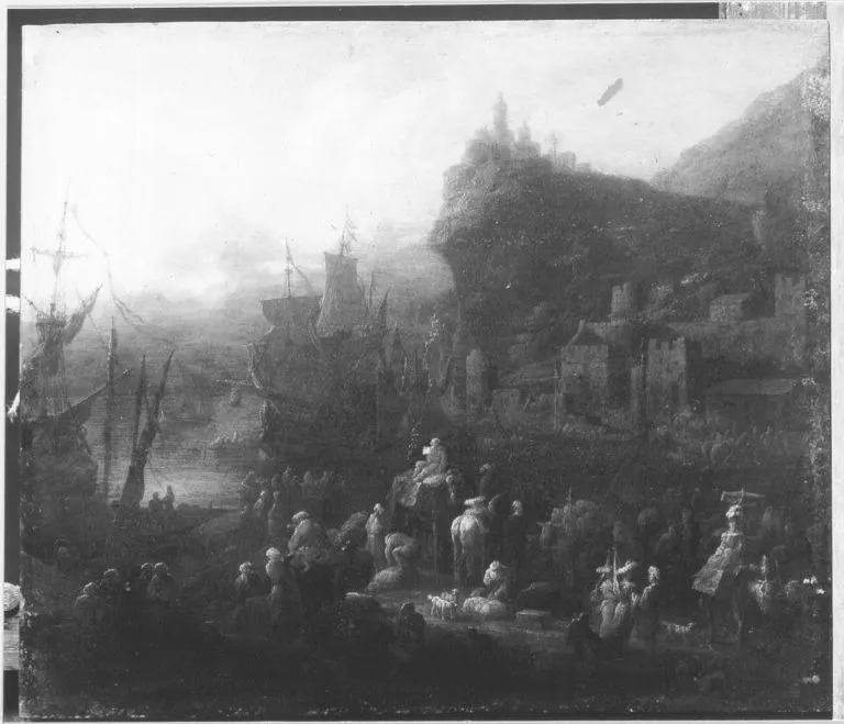 Orientalischer Seehafen, by Jan Baptist van der Meiren, unspecified, 1694