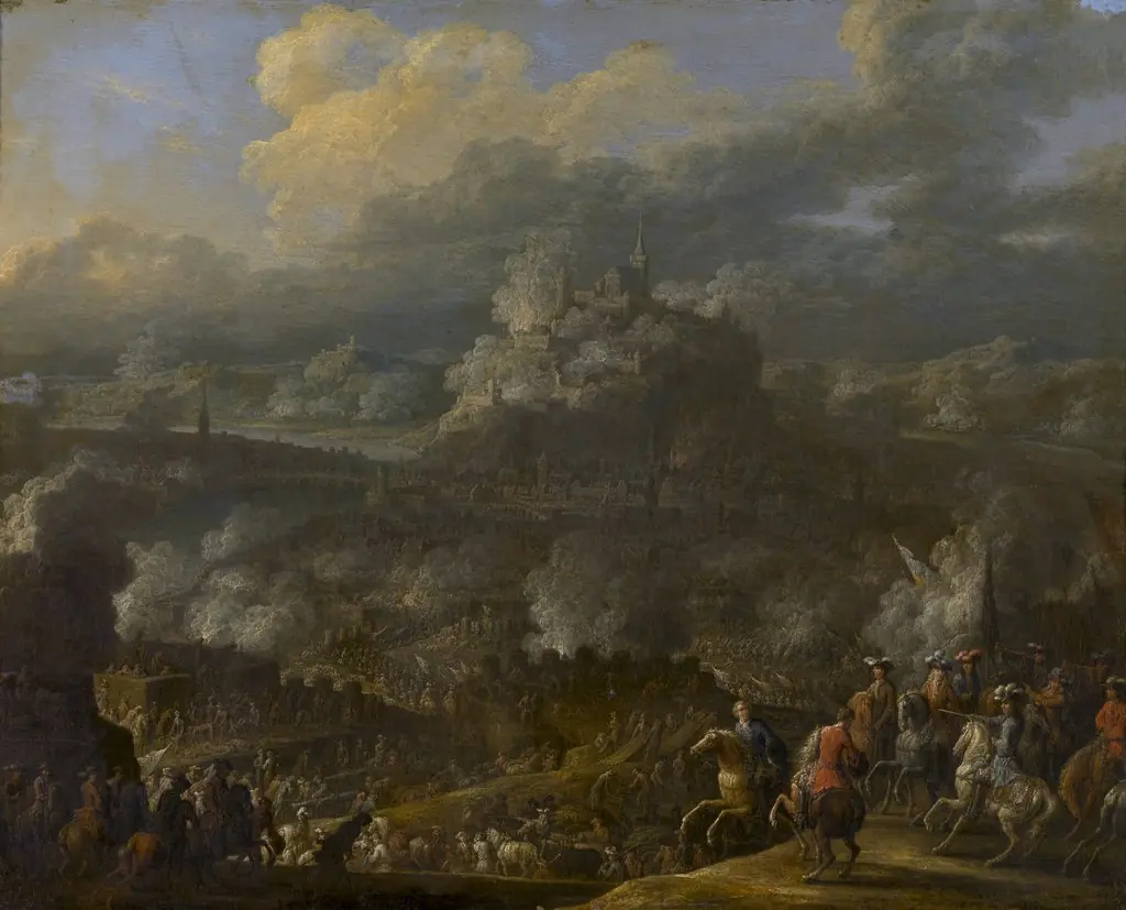 The Siege of Koblenz by Turenne, by Jan Baptist van der Meiren