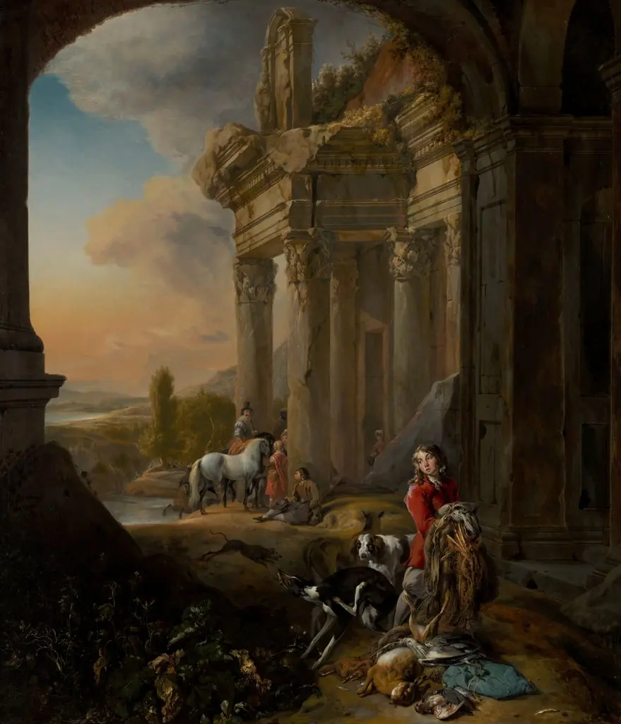 After the Hunt, by Jan Baptist Weenix