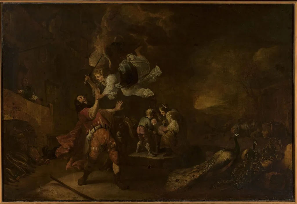 Circumcision of Moses' son, by Jan Baptist Weenix, oil, 1640