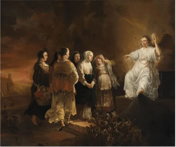 The Holy Women at the Tomb, by Jan Baptist Weenix, oil, 1650