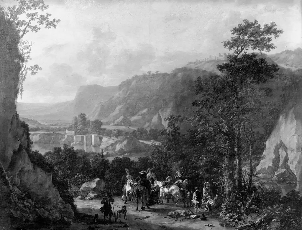 A Hunting Party, by Jan Both, 1650