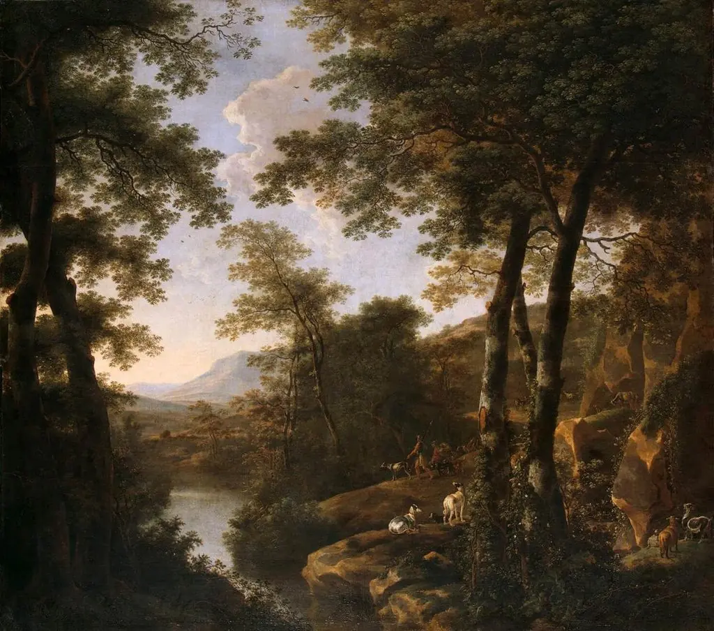 Italian Landscape with Roman Warriors, by Jan Both