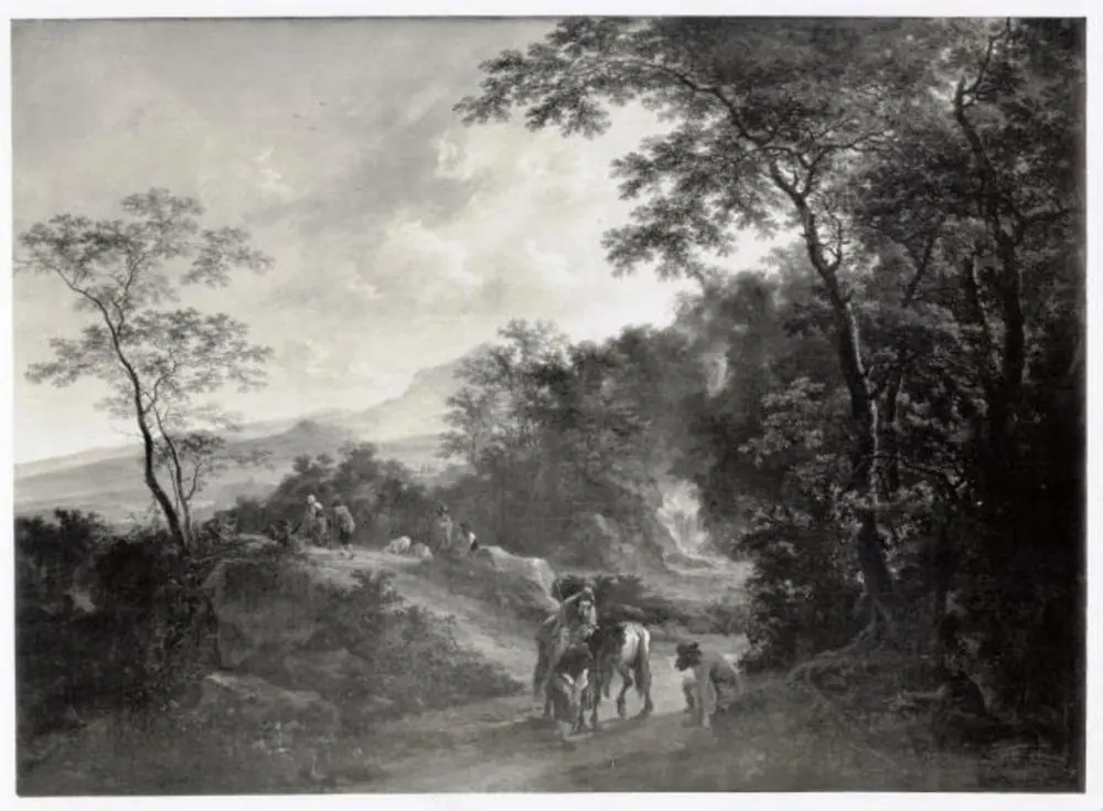 Landscape with Two Men, by Jan Both
