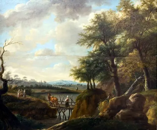 Peisaj cu figuri, by Jan Both