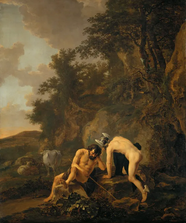 Southern rocky landscape with Mercury and Argus — Jan Both