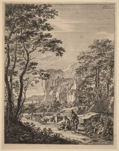 The Ox-Cart: View between Ancona and Sinigaglia, by Jan Both