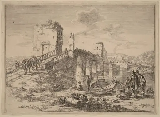 The Ponte Molle, by Jan Both