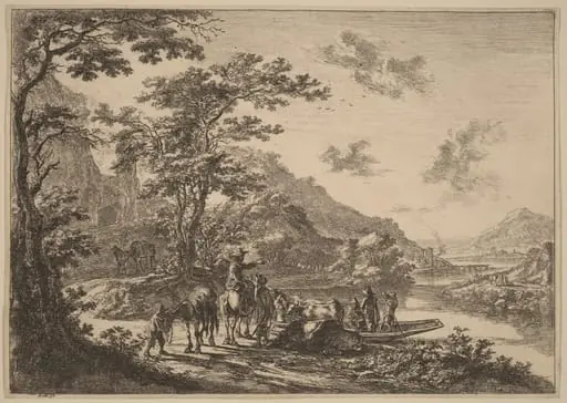 View of the Tiber in the Campagna, by Jan Both