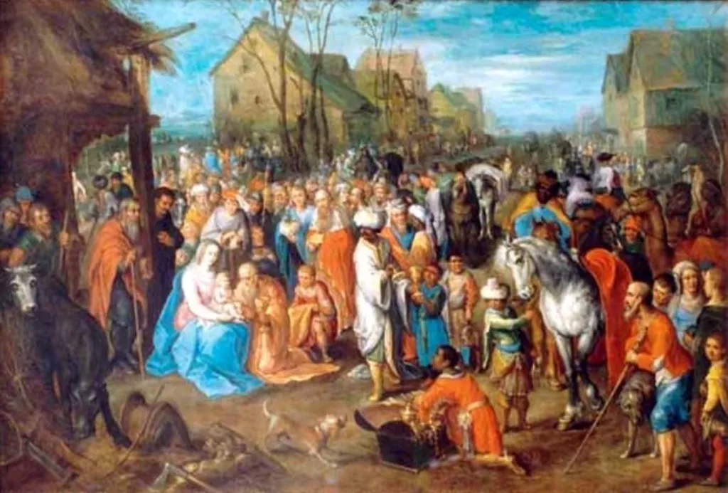Închinarea magilor, by Jan Brueghel I, unspecified, 1650