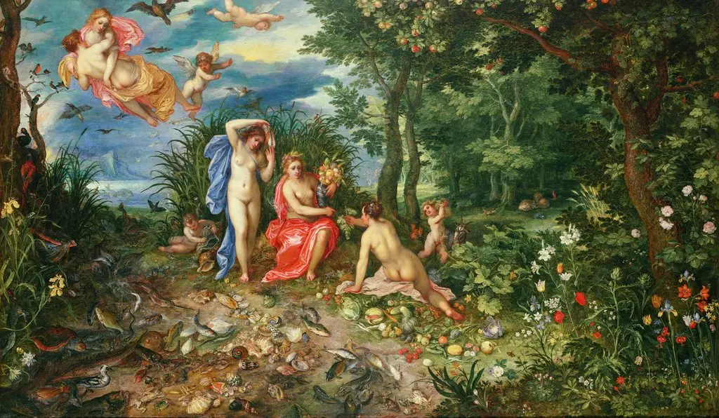 Ceres and the Four Elements, by Jan Brueghel, the elder