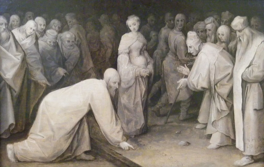 Christ and the Woman Taken in Adultery, by Jan Brueghel, the elder