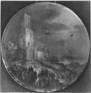Der Kreuzweg (Umkreis), by Jan Brueghel, the elder, 1598