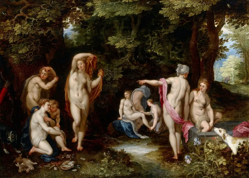 Diana and Actaeon, by Jan Brueghel, the elder