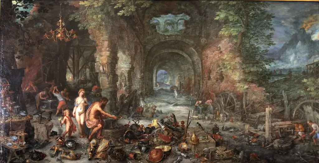 Fire, by Jan Brueghel, the elder