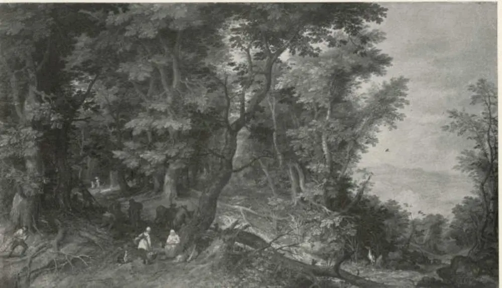 Forest Landscape (The Rest on the Flight into Egypt), by Jan Brueghel, the elder