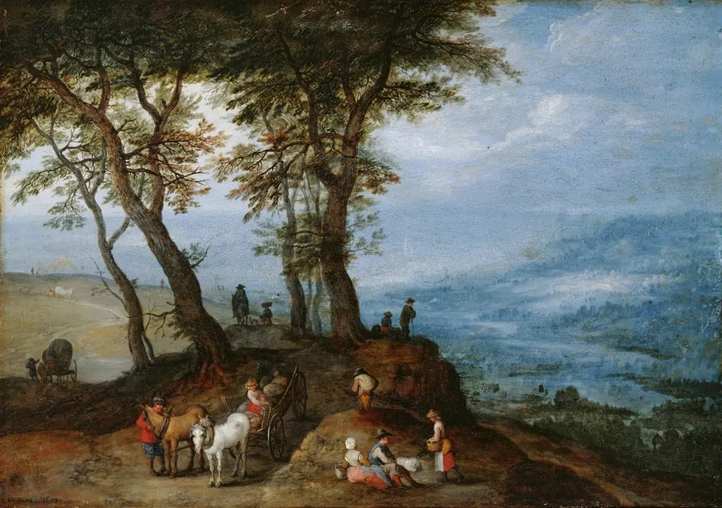 Going to the Market, by Jan Brueghel, the elder