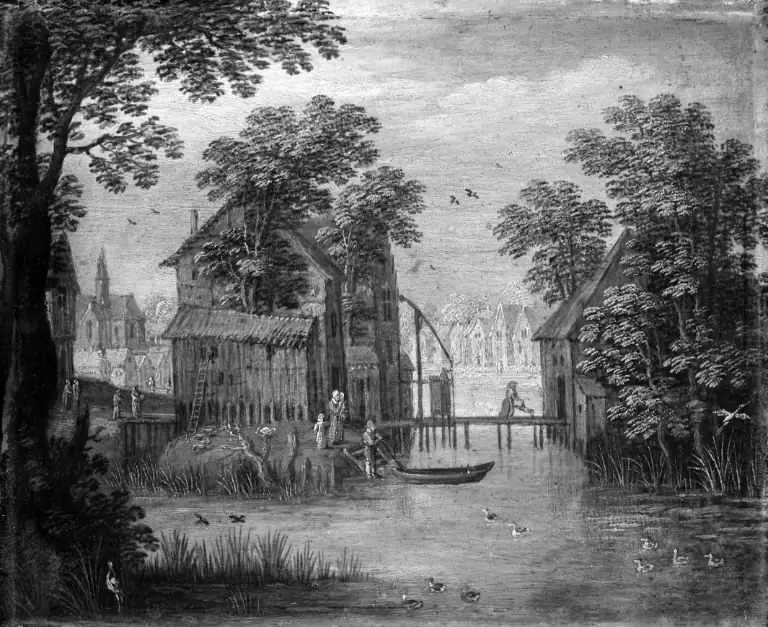 Landscape, by Jan Brueghel, the elder