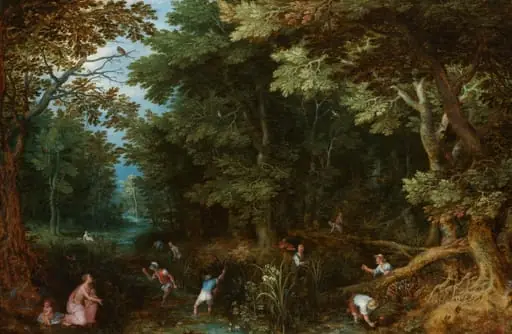Latona and the Lycian Peasants, by Jan Brueghel, the elder