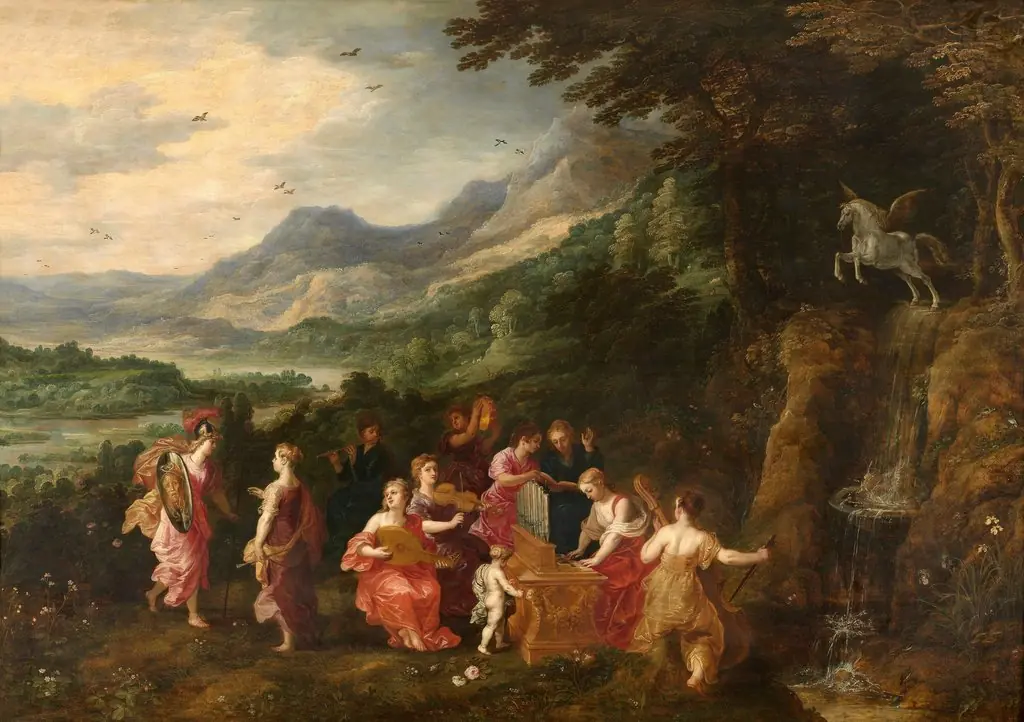 Minerva Visits the Muses, by Jan Brueghel, the elder
