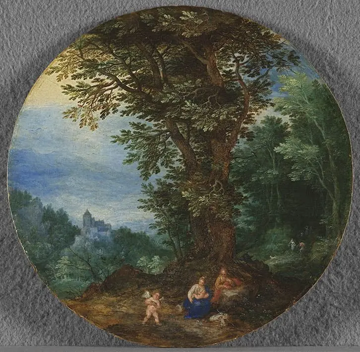 Rest on the flight into Egypt, by Jan Brueghel, the elder