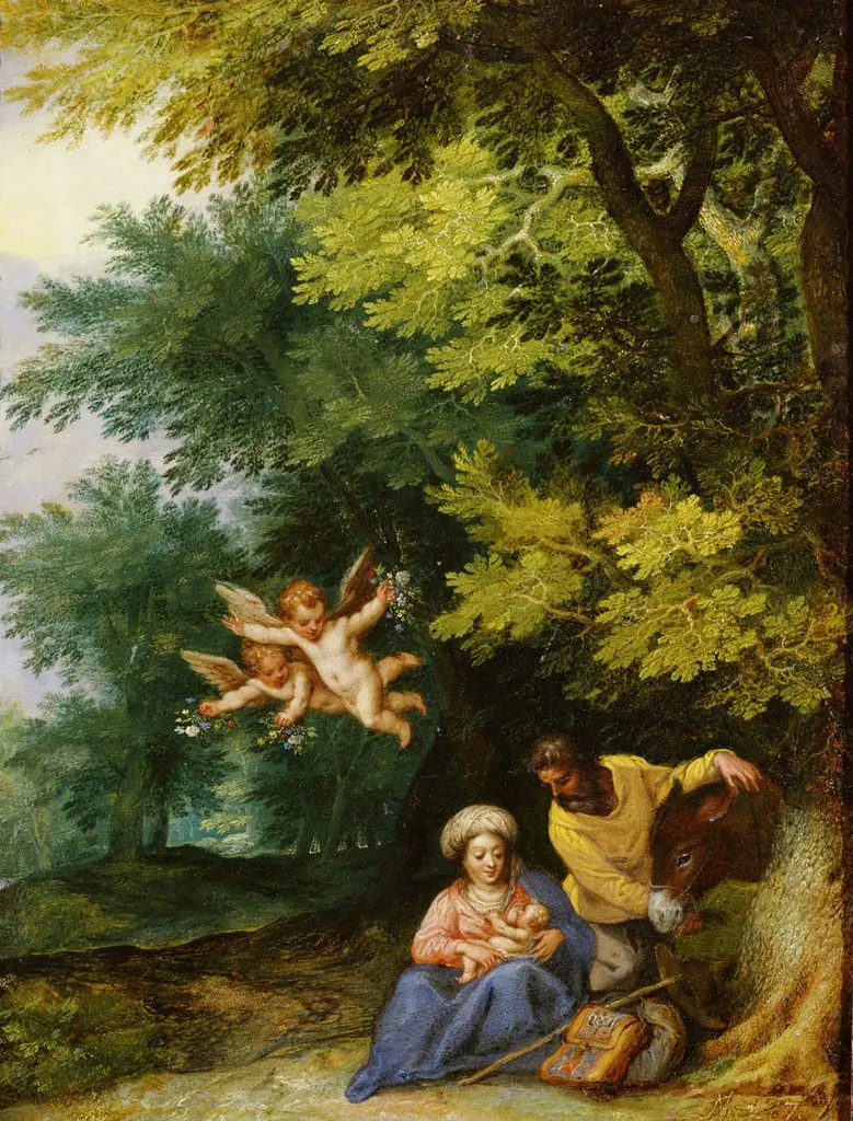 Rest on the Flight into Egypt, by Jan Brueghel, the elder