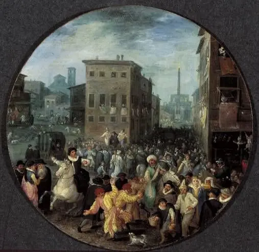 Roman Carnival: Allegory of Winter, by Jan Brueghel, the elder