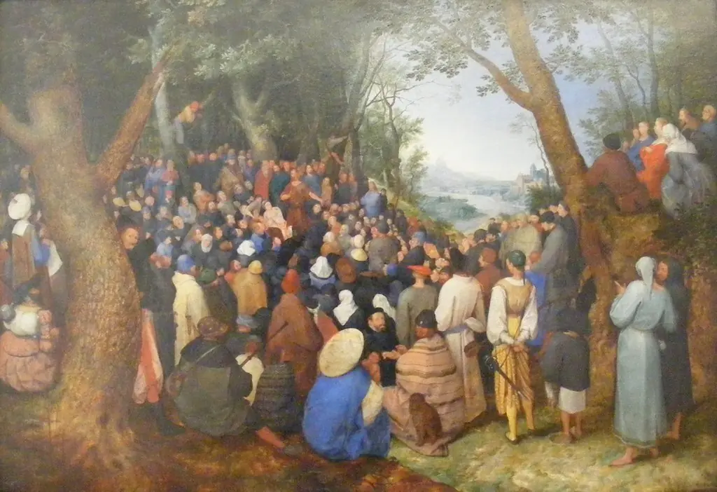 Sermon of Saint John the Baptist, by Jan Brueghel, the elder