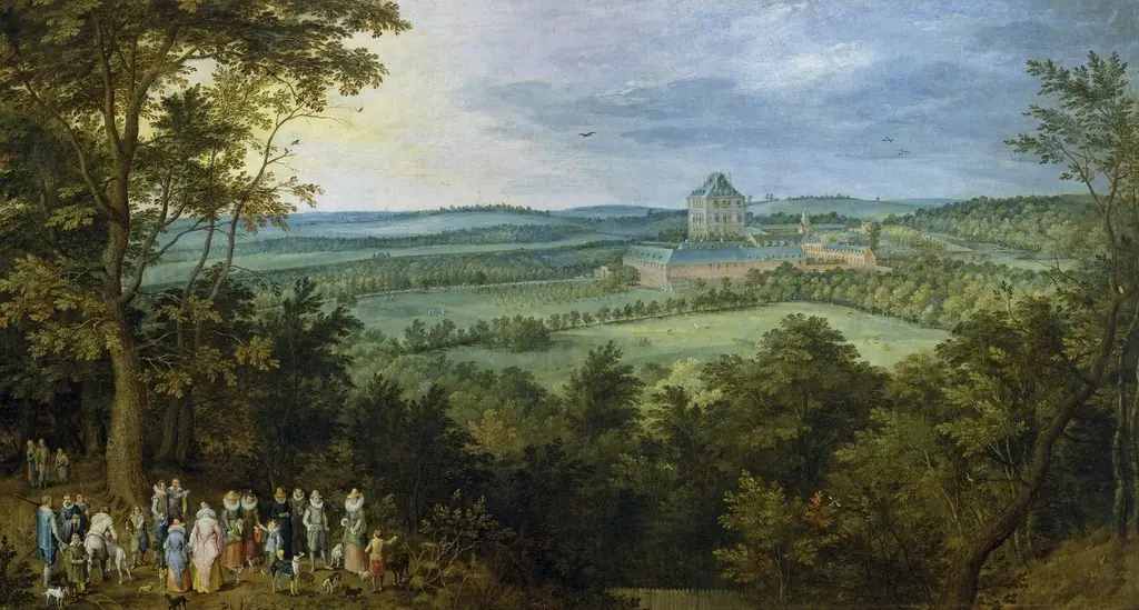The Archdukes hunting in Mariemont, by Jan Brueghel, the elder
