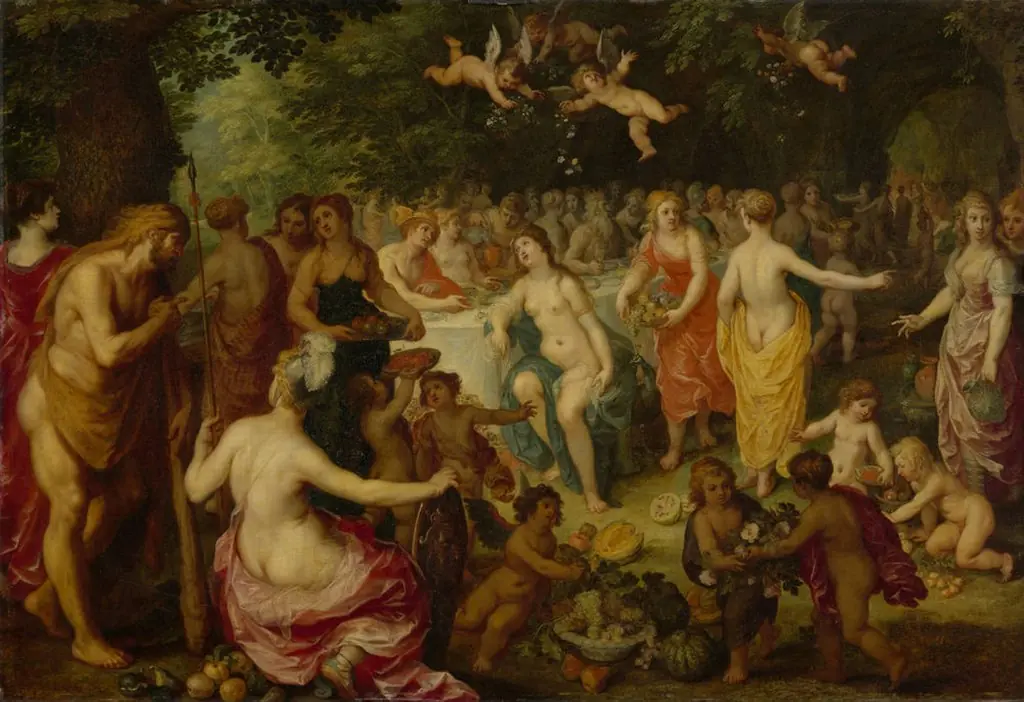 The Feast of the Gods, by Jan Brueghel, the elder