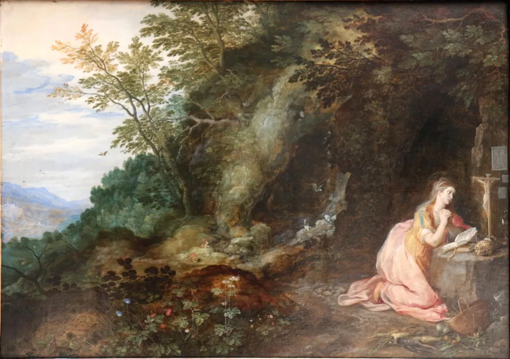 The penitent Mary Madeleine, by Jan Brueghel, the elder, unspecified, 1606
