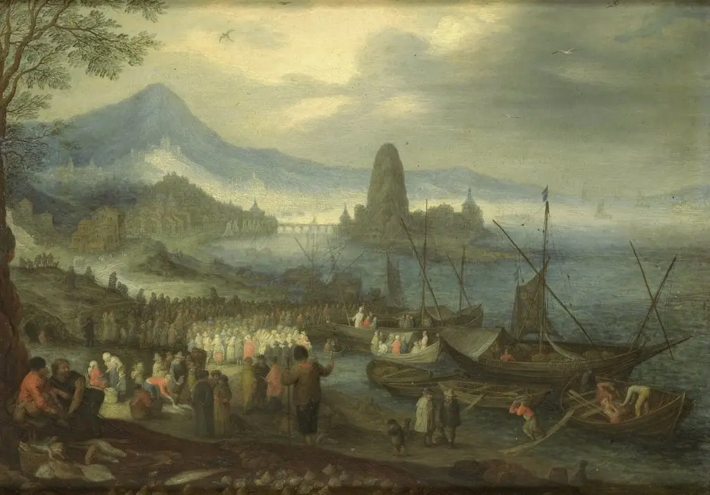 The Sermon on the Sea of Galilee, by Jan Brueghel, the elder