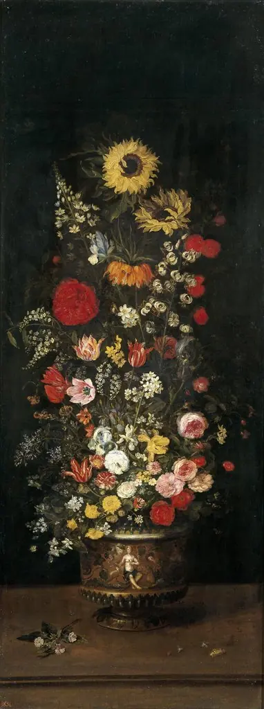 Vase of Flowers, by Jan Brueghel, the elder