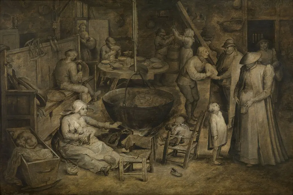 Visit to the Farm, by Jan Brueghel, the elder