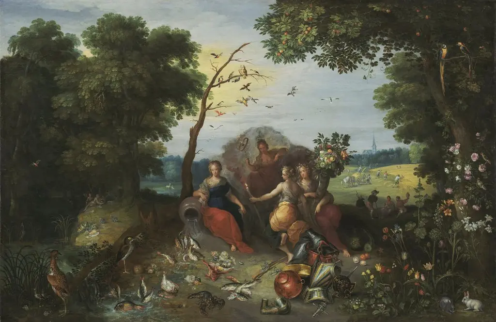 Landscape with Allegories of the Four Elements, by Jan Brueghel the Younger