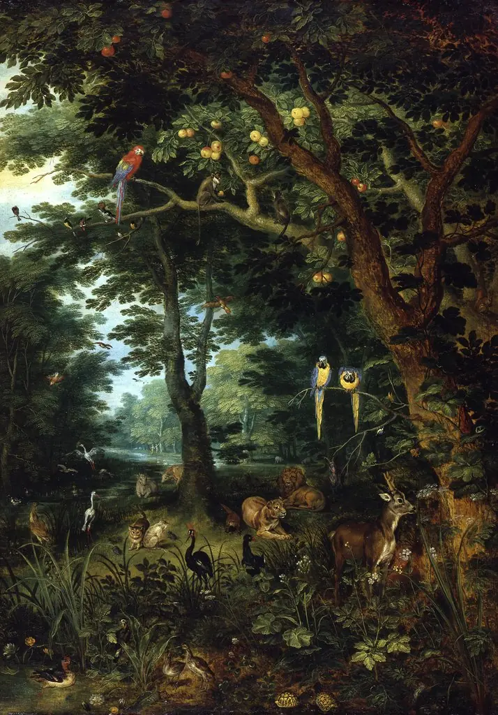 Paradise, by Jan Brueghel the Younger