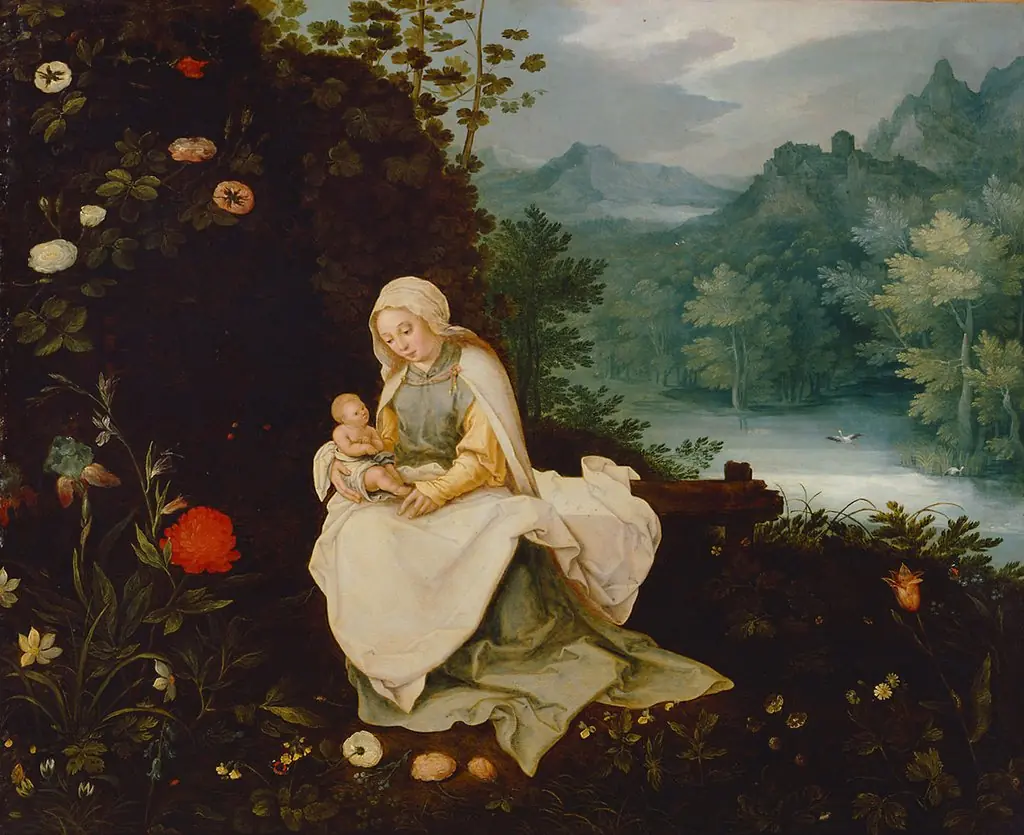 The Virgin and Child in a Landscape, by Jan Brueghel the Younger