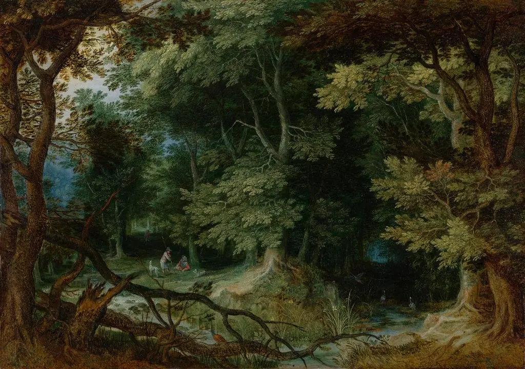 Waldinneres, by Jan Brueghel the Younger
