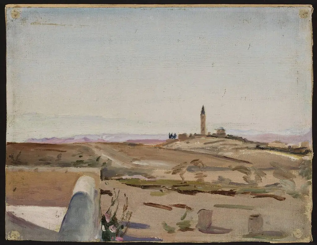 At the edge of the city and the desert. From the journey to Palestine, by Jan Ciągliński