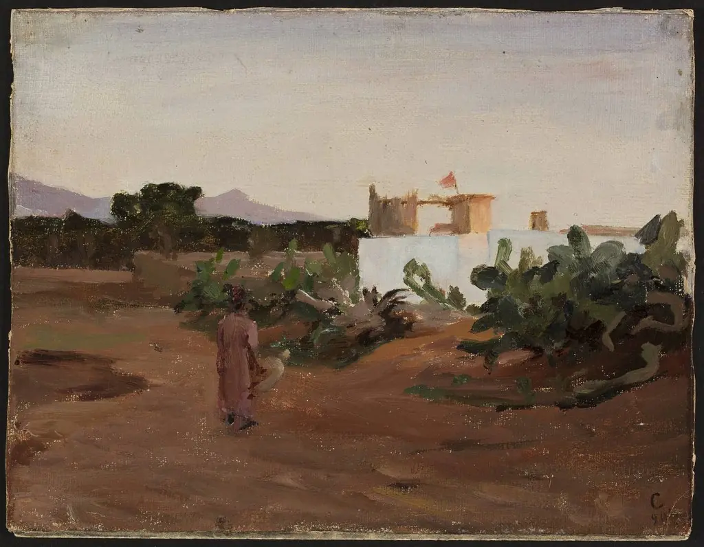 Beirut – Evening. From the journey to Palestine, by Jan Ciągliński