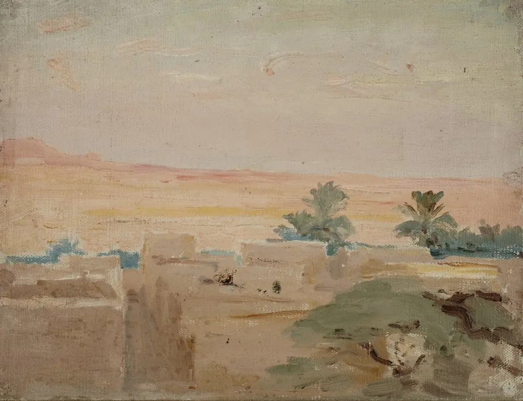 Biskra – Desert (Evening), by Jan Ciągliński