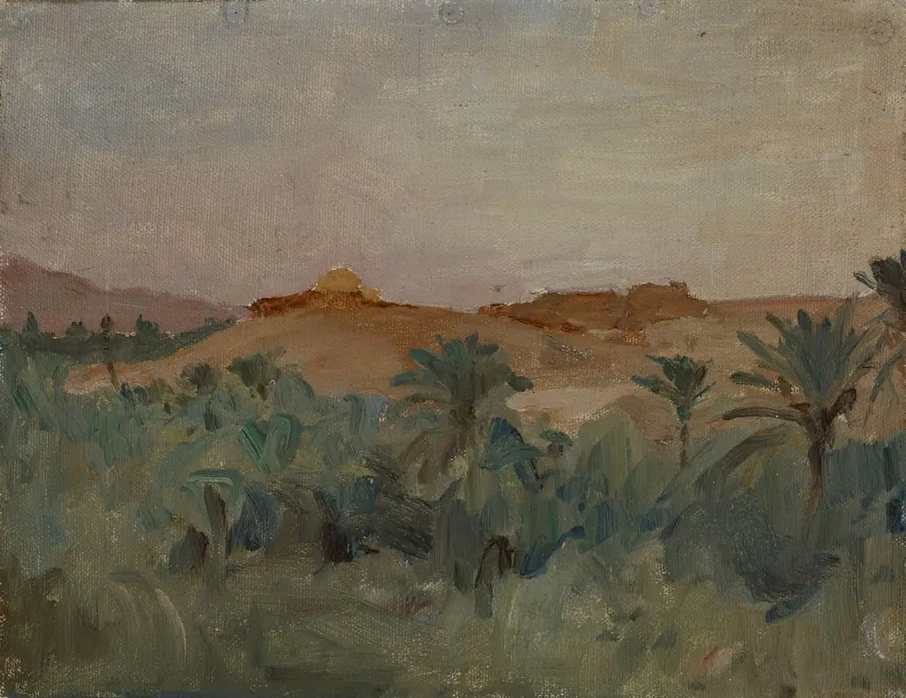Biskra – The Sirocco (Palm Trees), by Jan Ciągliński