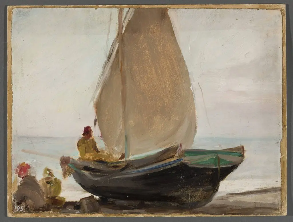 Boat – Alupka. From the journey to Crimea, by Jan Ciągliński