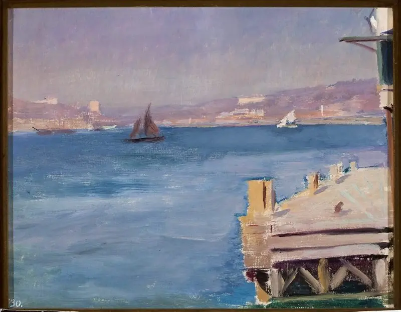 Bosporus – study. From the journey to Constantinople, by Jan Ciągliński