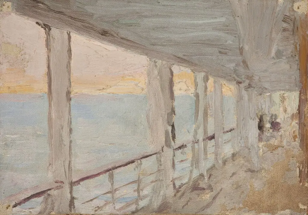 Corinth (On Board the Bohemia), by Jan Ciągliński