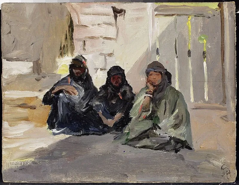 Demor – Bedouin women. From the journey to Palestine, by Jan Ciągliński, unspecified, 1901