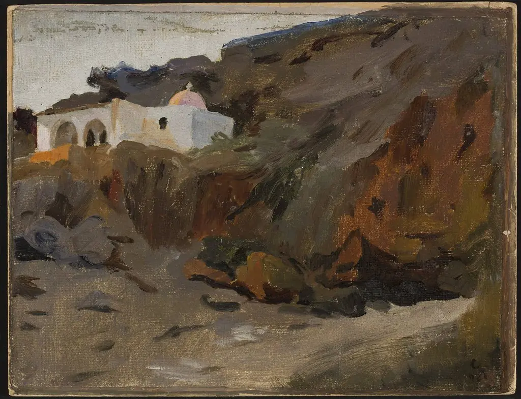 Desert, Bamas in Judea. From the journey to Palestine, by Jan Ciągliński