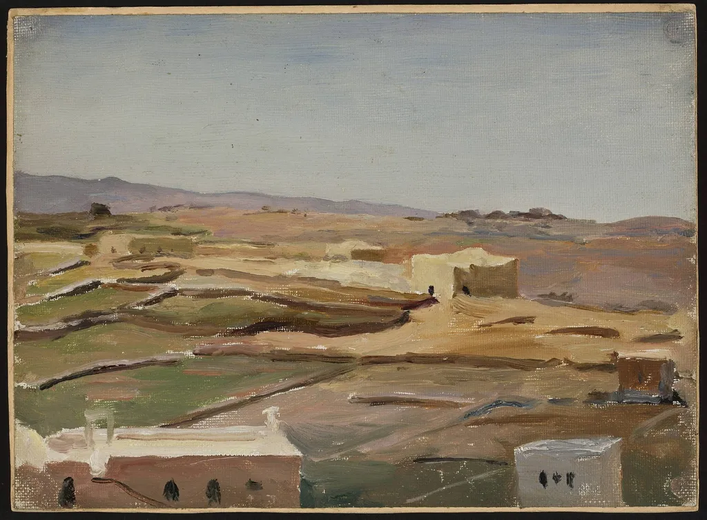 Desert – Ramallah. From the journey to Palestine, by Jan Ciągliński, unspecified, 1901