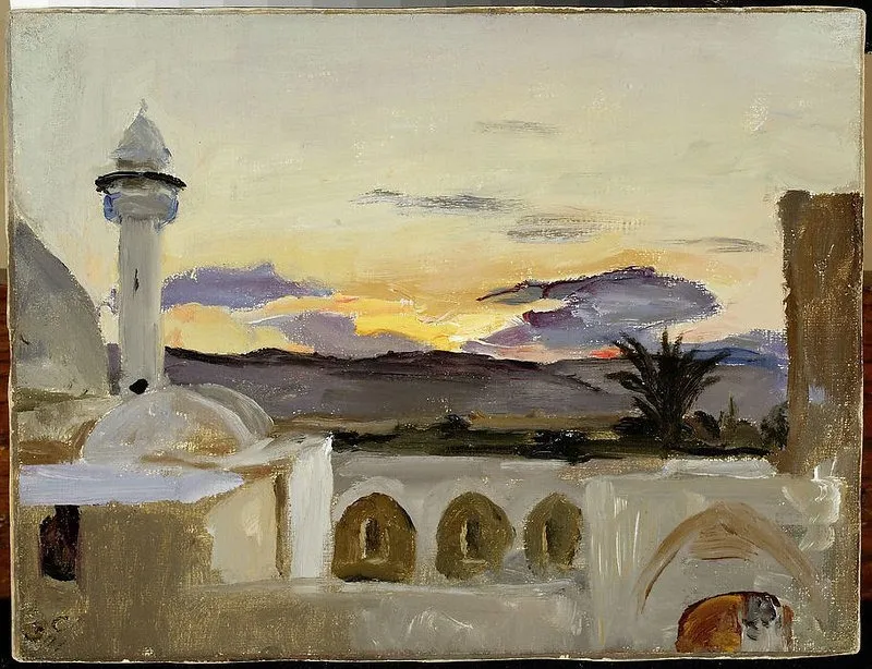 Dschenim in Samaria. From the journey to Palestine, by Jan Ciągliński, unspecified, 1901