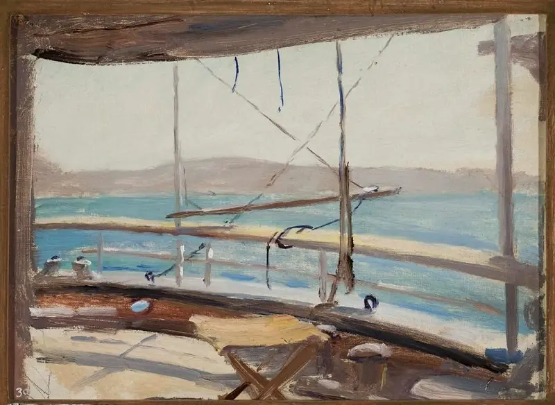 Entry to Bosporus., by Jan Ciągliński